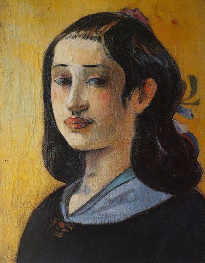 Portrait d'Aline Chazal-Gauguin par Paul Gauguin